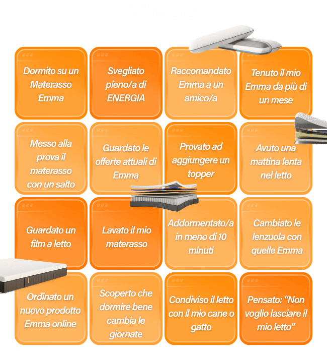 Emma Bingo: Completa la lista