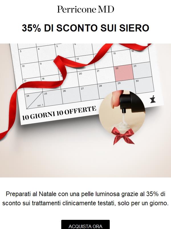 Solo per 24 ore: 35% di sconto sui trattamenti