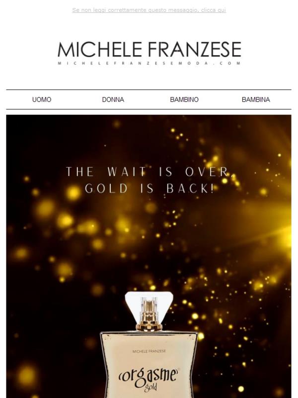 L’ATTESA È FINITA: ORGASME GOLD IS BACK‼️