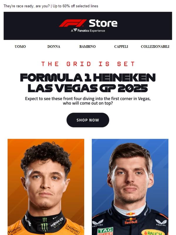 Your Vegas Front Four Confirmed!