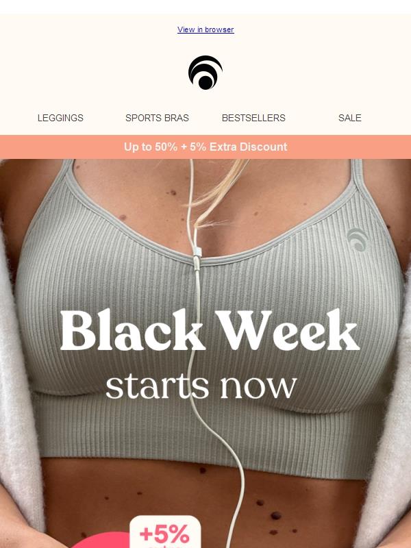 Black Week Sale starts NOW! 🔥