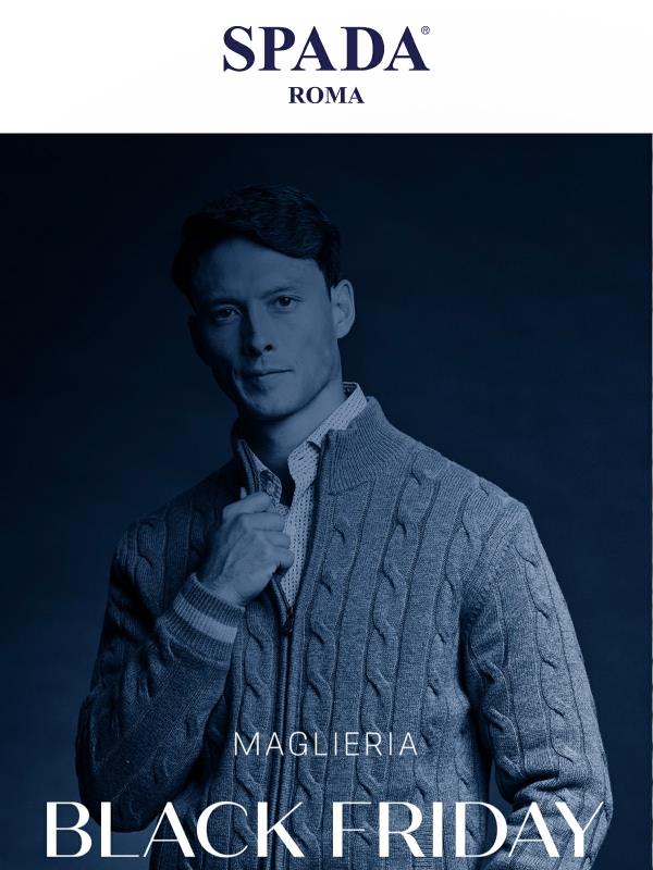 Black Friday: Fino al -50% sulle nostre Maglie e Cardigan