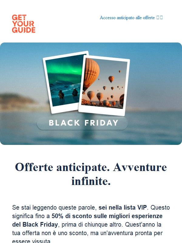 🔥😎 Accesso VIP: fino al 50% di sconto