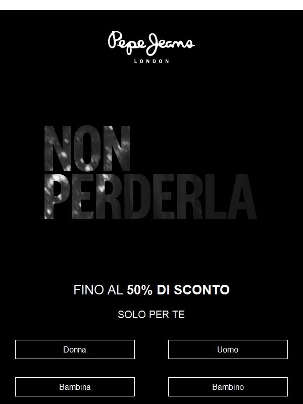 BLACK FRIDAY: Fino al 50% di sconto solo per te