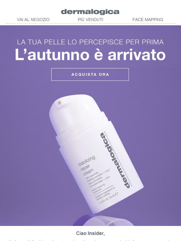 La tua pelle merita una cura extra in autunno 🍂