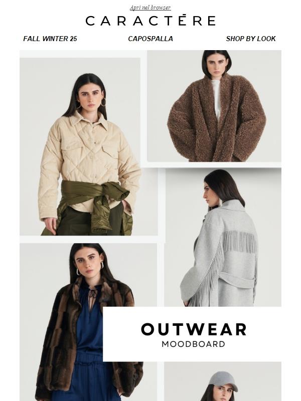 Il fascino dei capispalla