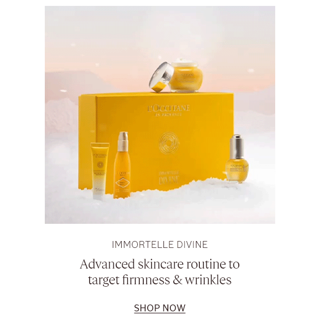 IMMORTELLE DIVINE | ADVANCED SKINCARE ROUTINE TO TARGET FIRMNESS & WRINKLES | SHOP NOW