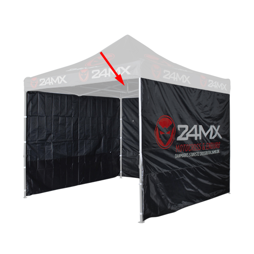 Pareti Gazebo 24MX 3 Pezzi Nere