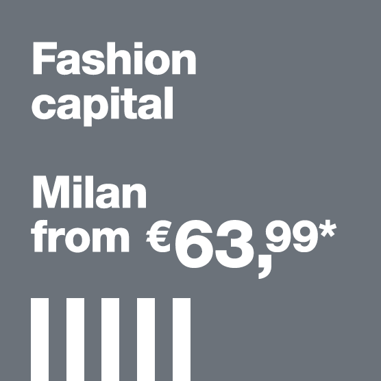Fashion capital Milan froim 63,99 €