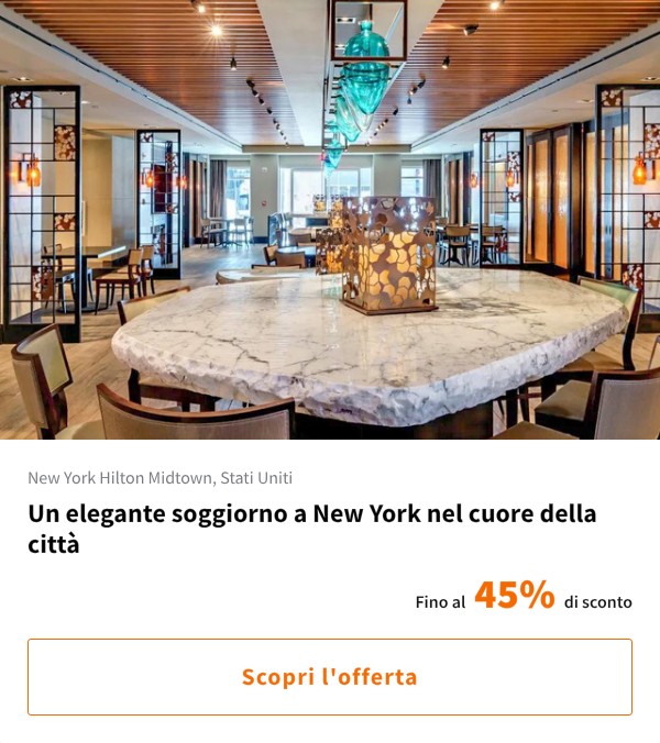 Un elegante soggiorno a New York nel cuore della città