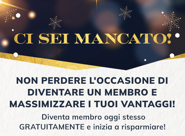 Fai log in o iscriviti ora!