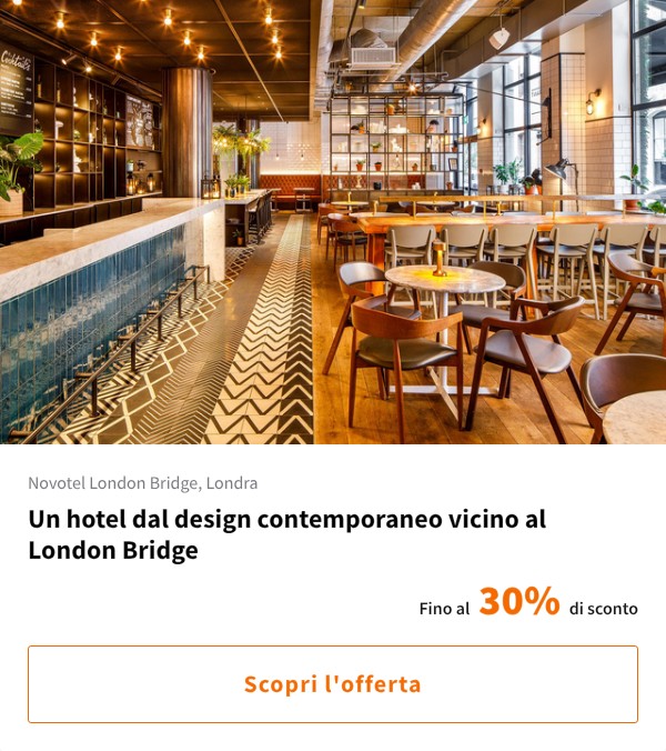 Un hotel dal design contemporaneo vicino al London Bridge