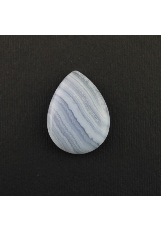 Image of CABOCHON CALCEDONIO Goccia 2,7x2 cm Minerali Gioielli Artigianato Macramè