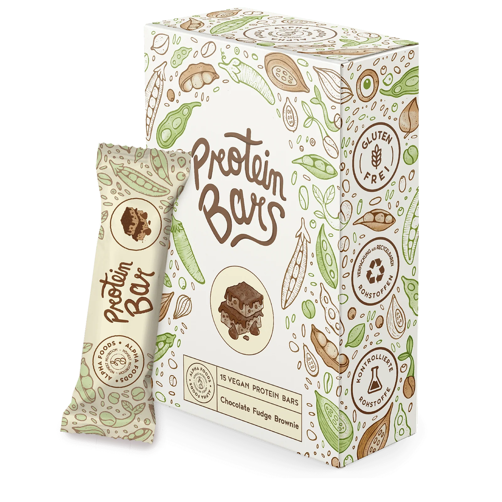 Image of Barrette proteiche -  Brownie al doppio Cioccolato