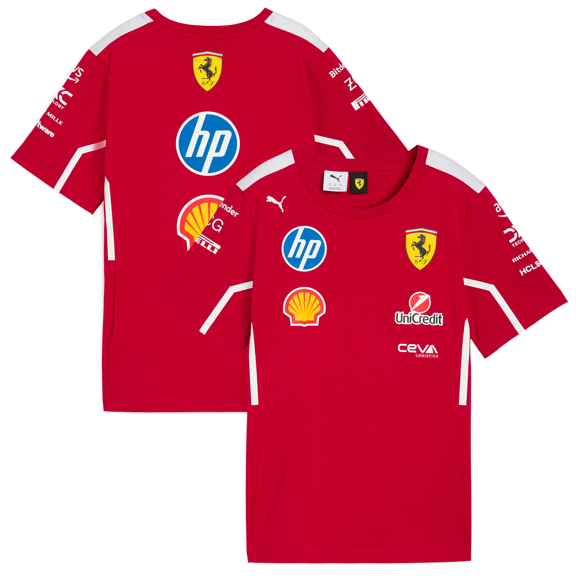 Maglietta della squadra Scuderia Ferrari 2025