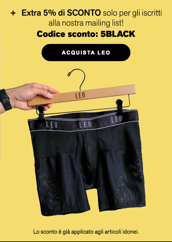 Saldi Black Friday da Leonisa