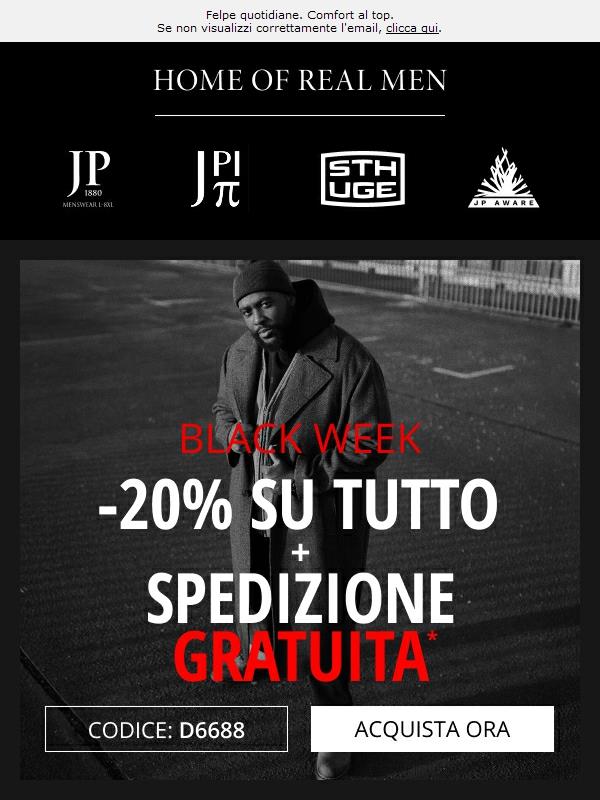 20% di sconto + spedizione gratuita  💥