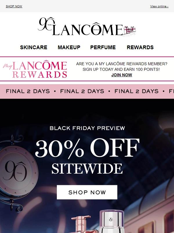 Tick-Tock! ⏳ 30% OFF Sitewide - Ends in 2 Days!