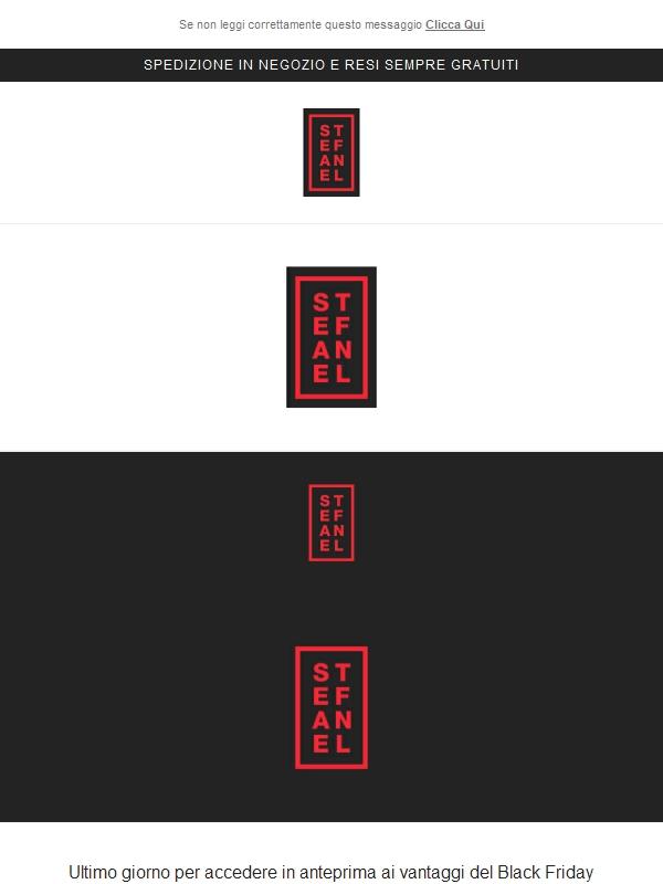 Ultimo giorno di anteprima BLACK FRIDAY