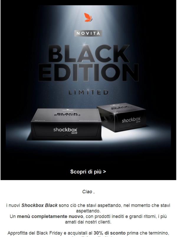 La linea Shockbox che stavi aspettando è arrivata.