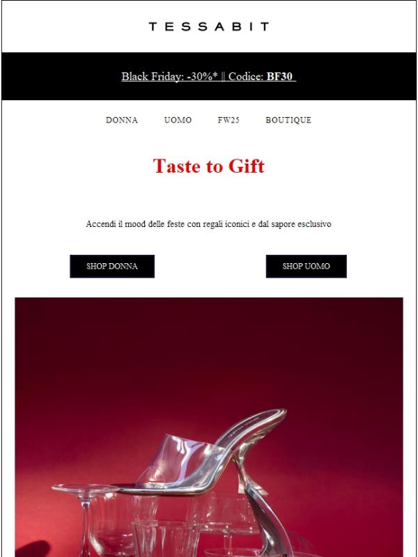 Regali dal gusto impeccabile