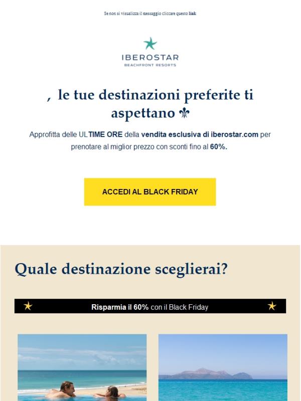 Ultime ore di vendita esclusiva 🔥