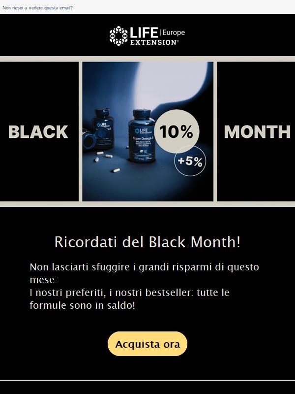 Non perdere le grandi offerte di questo mese!