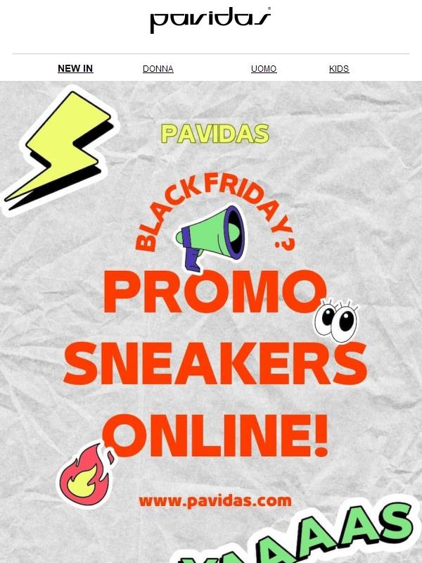 SOLO PER OGGI: SNEAKERS AL 50% ⚡