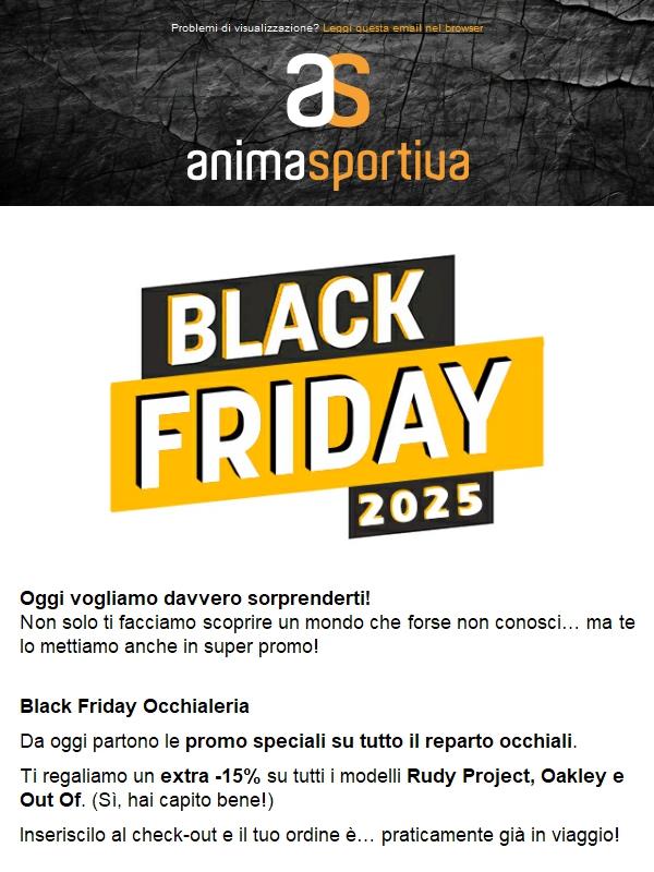 Allenati al risparmio: scopri le offerte Black Friday!