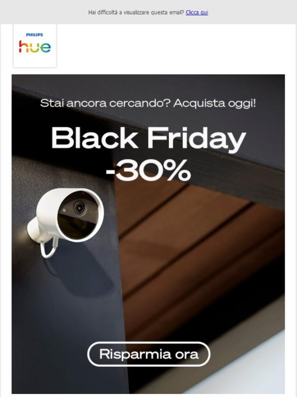 Risparmia ora — le offerte Black Friday sono ancora attive!