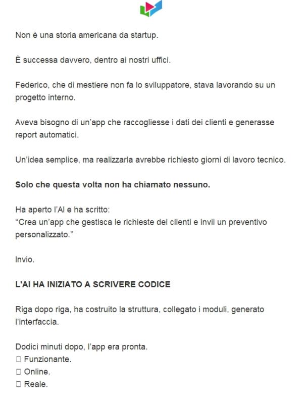 Ha creato un’app funzionante in 12 minuti (senza essere programmatore)
