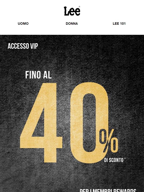 Ultime ore! 40% di sconto solo per te 🎉