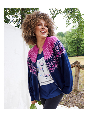 Cardigan in stile norvegese