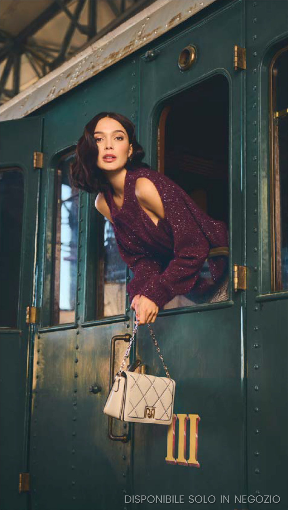 Maglione Bordeaux Lurex