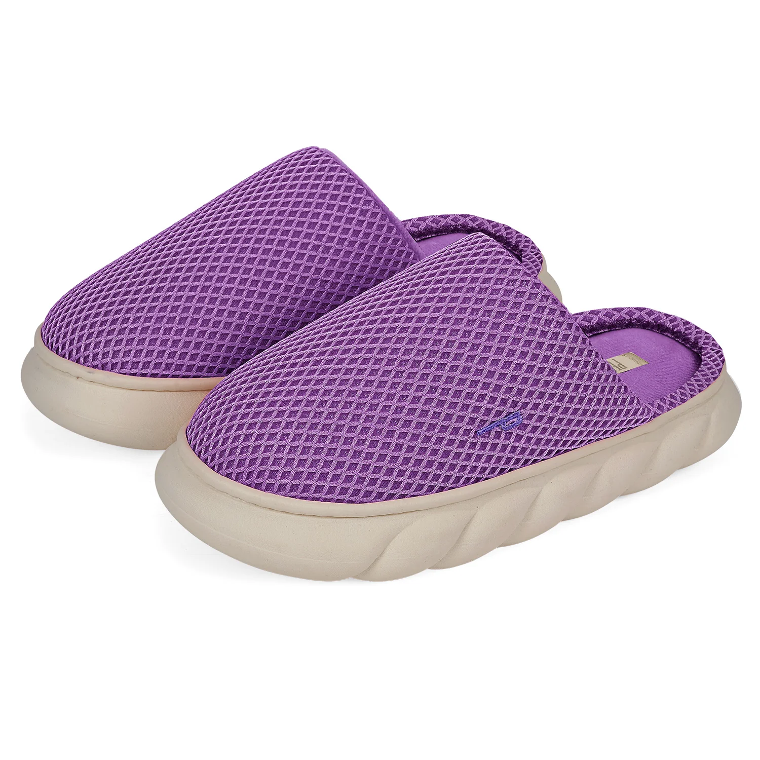 Image of Pantofole a Rete con Suola Platform