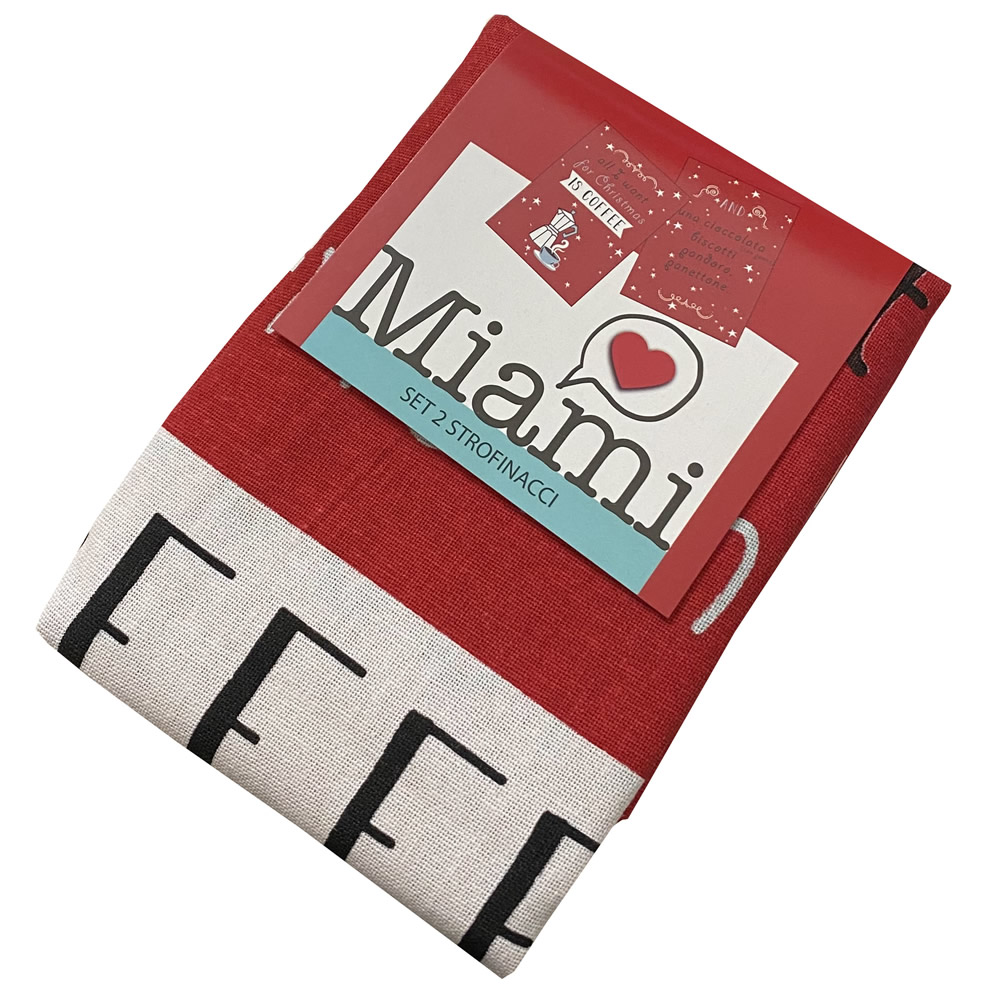 Image of SET DI DUE STROFINACCI ALL I WANT FOR CHRISTAMS IS COFFEE AND...