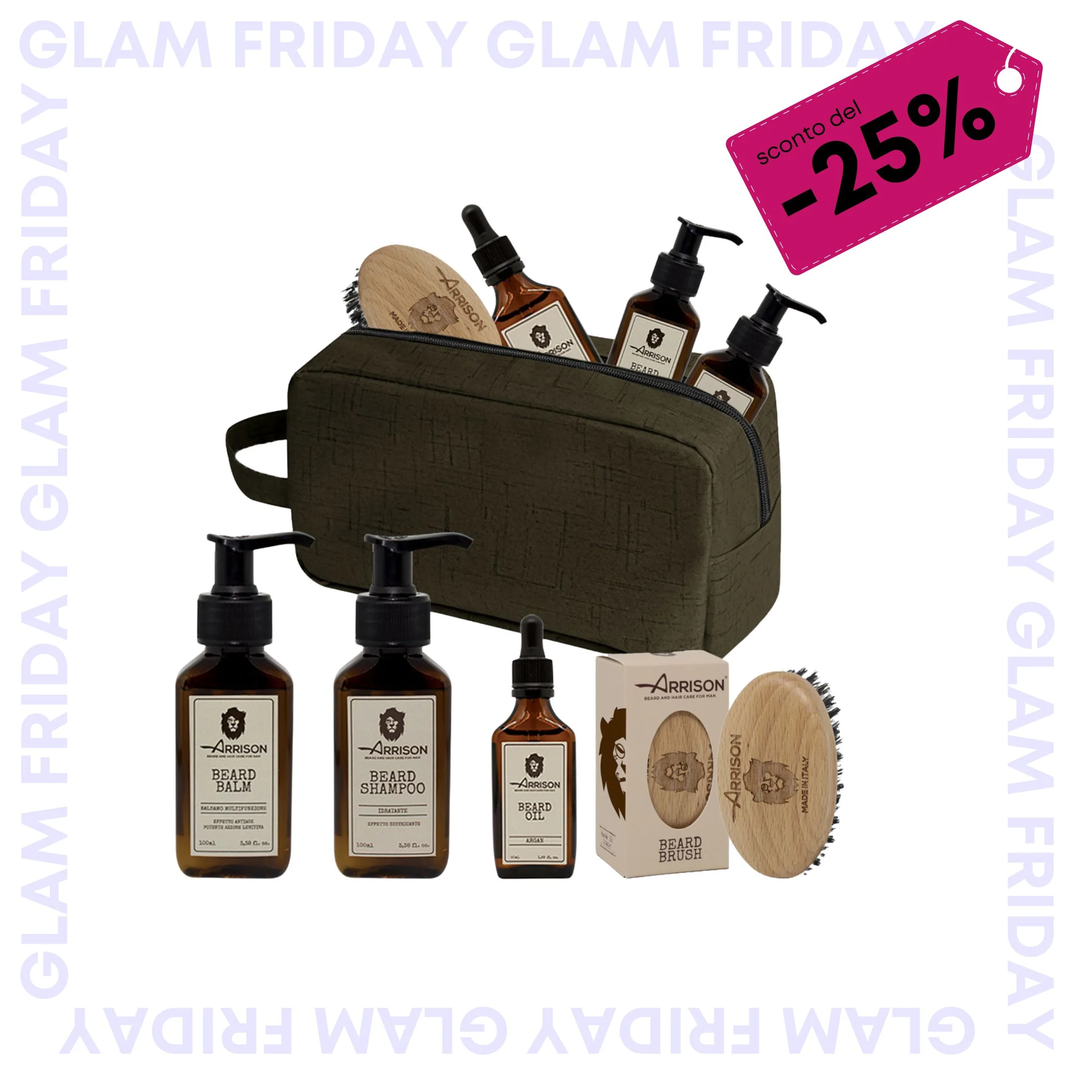 Image of ARRISON BEARD kit Barba Uomo Completo Made In Italy + Beauty