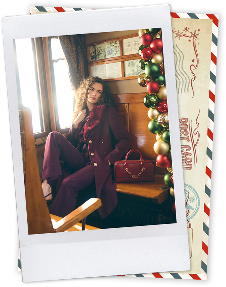 Pantaloni Bordeaux Palazzo in Tessuto Tecnico