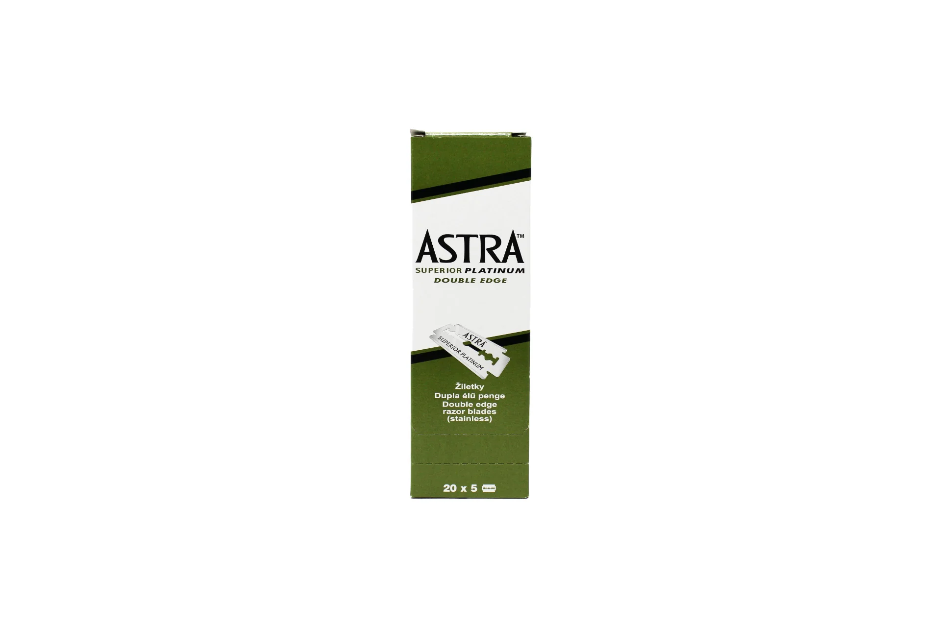 Astra Lame per Rasoio Platinum Double Edge 100 pz