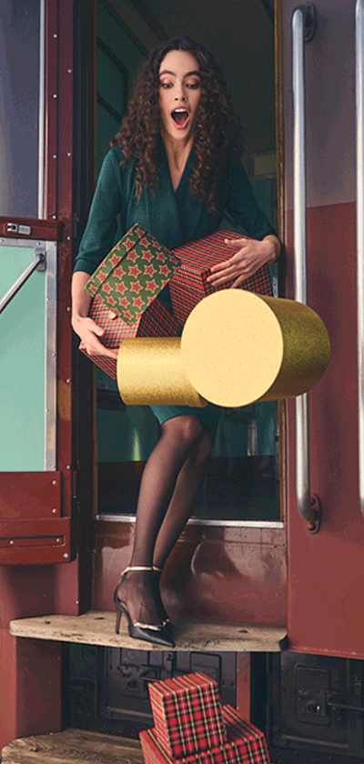 Abito tubino verde con cintura