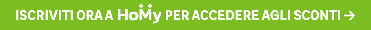 accedi a Homy per gli sconti