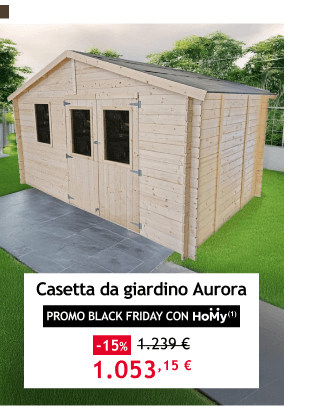 casetta da giardino aurora
