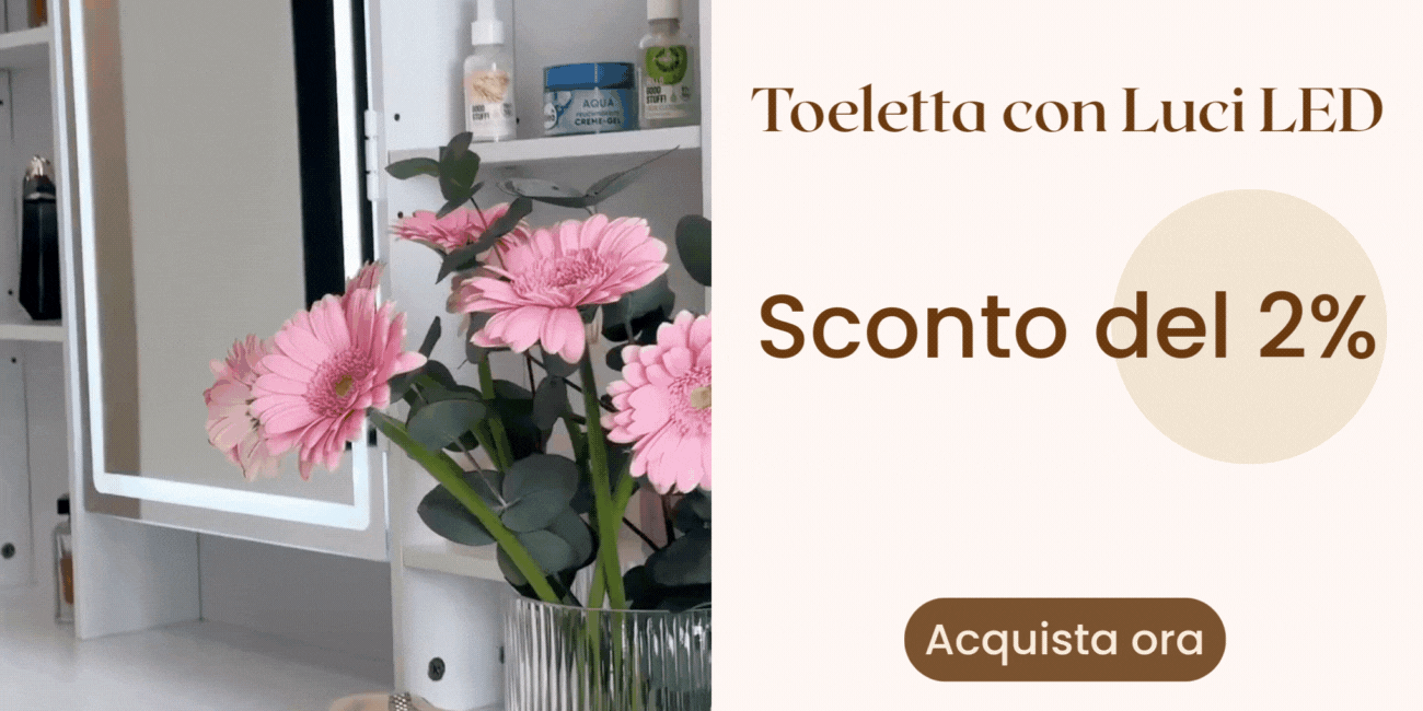 Toeletta con Luci LED