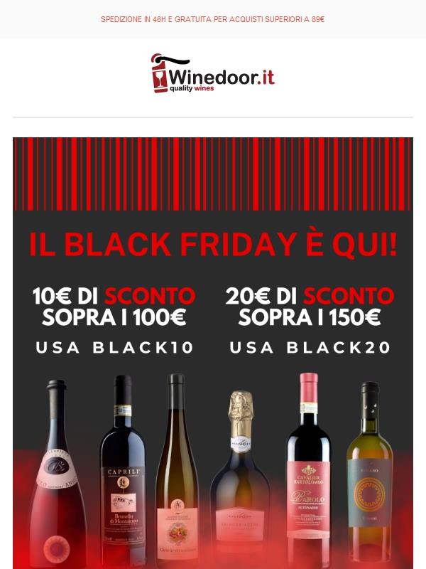 ⚠️BLACK FRIDAY: fino a 20€ DI SCONTO!