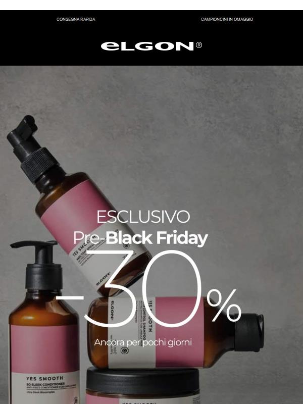 Ultimi giorni per sbloccare il -30% in anticipo ❤️