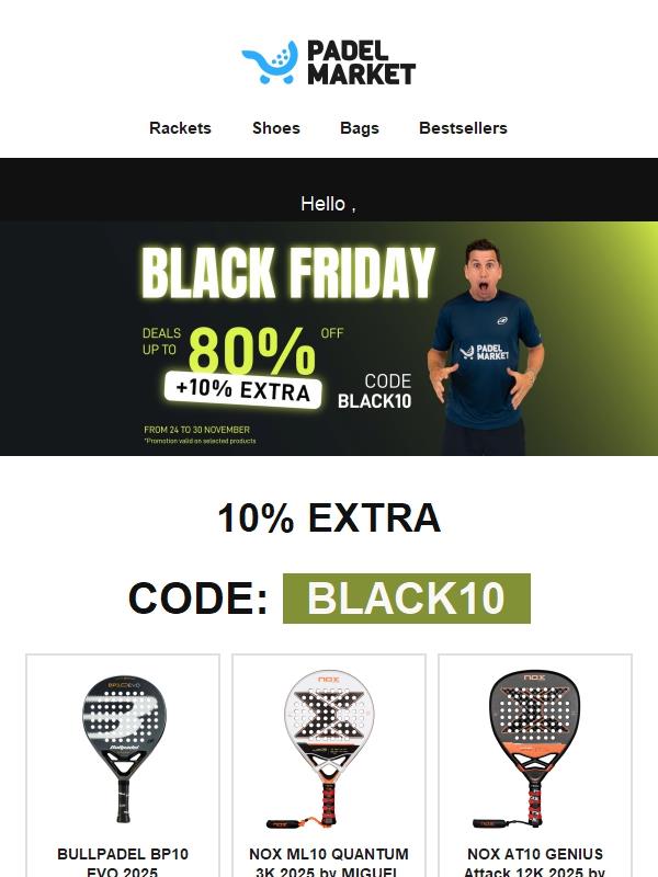 Extra 10% off what everyone’s buying this Black Friday😉