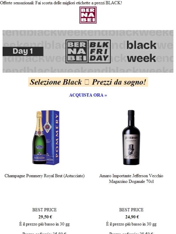 Black Week 😱 Prezzi Shock!