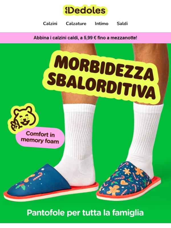 Pantofole calde contro il freddo e le nuvole ☁️😳