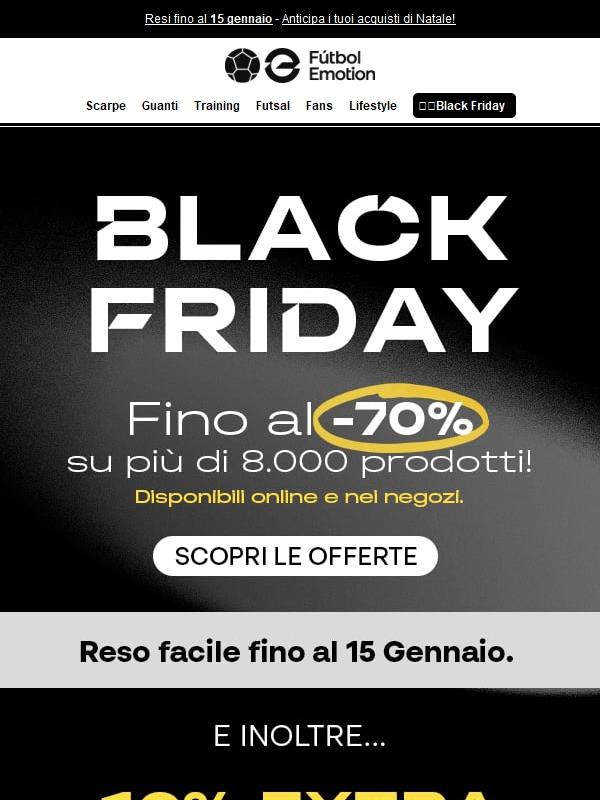 Non vorrai perderti un Black Friday senza precedenti, vero?🖤🔥