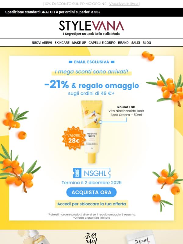 Delizie Lunedì: 21% OFF Mega Vendita – Regali top ora! 🛒